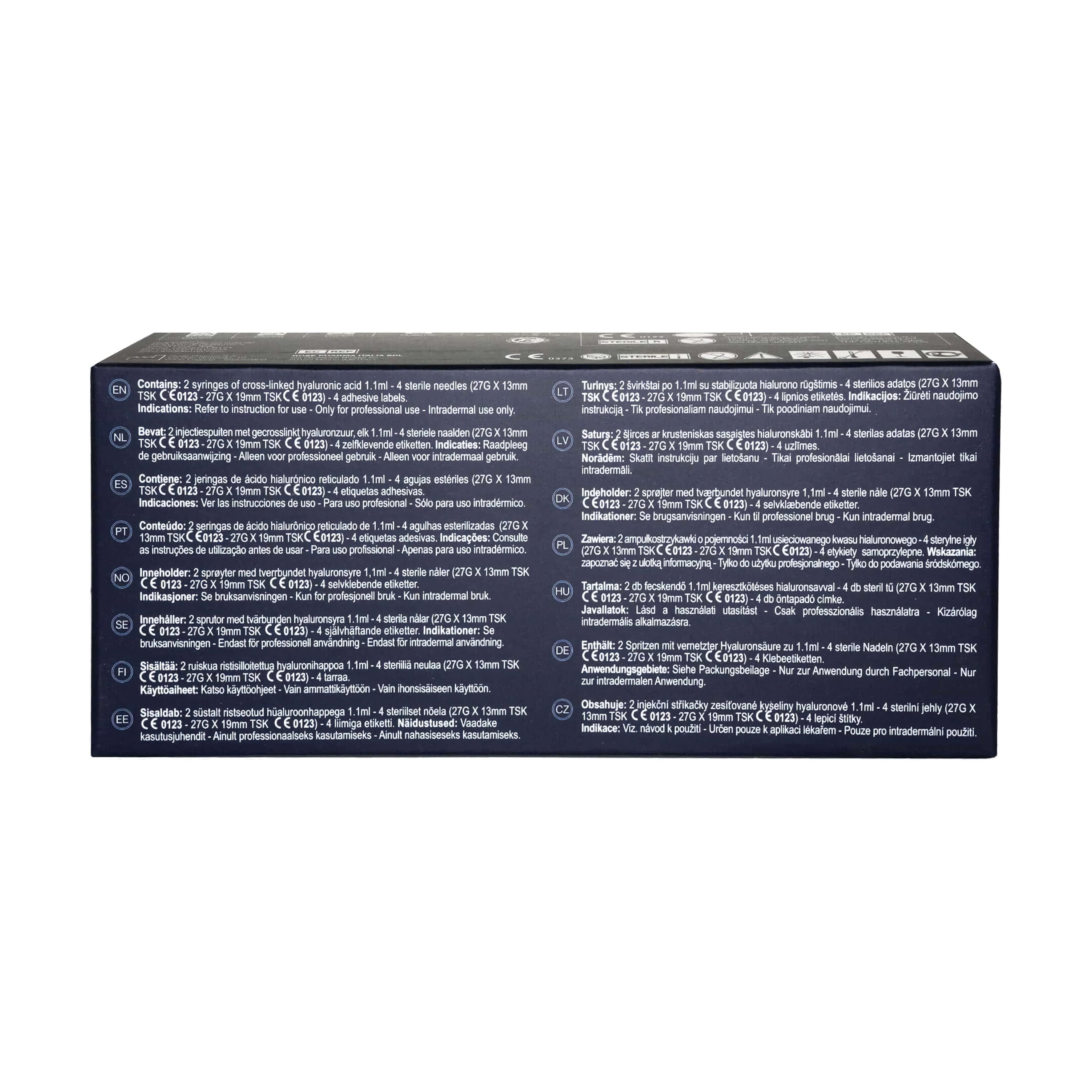 Aliaxin SV 2 x 1.1 ml Verpackung mit Produktinformationen und Gebrauchsanweisungen