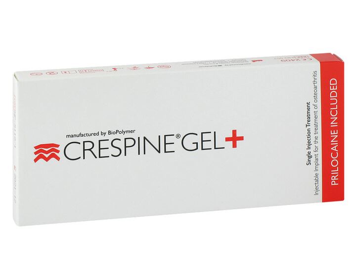 Crespine Gel + mit Prilocain Hyaluronsäure Implantat, 2 ml