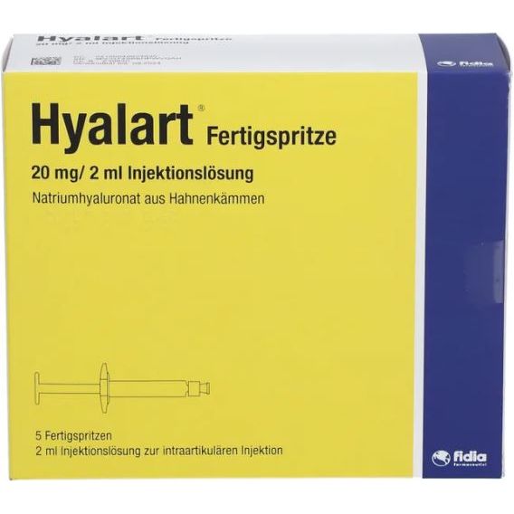 Hyalart Injektionslösung 5x Fertigspritzen a 2 ml Hyalart