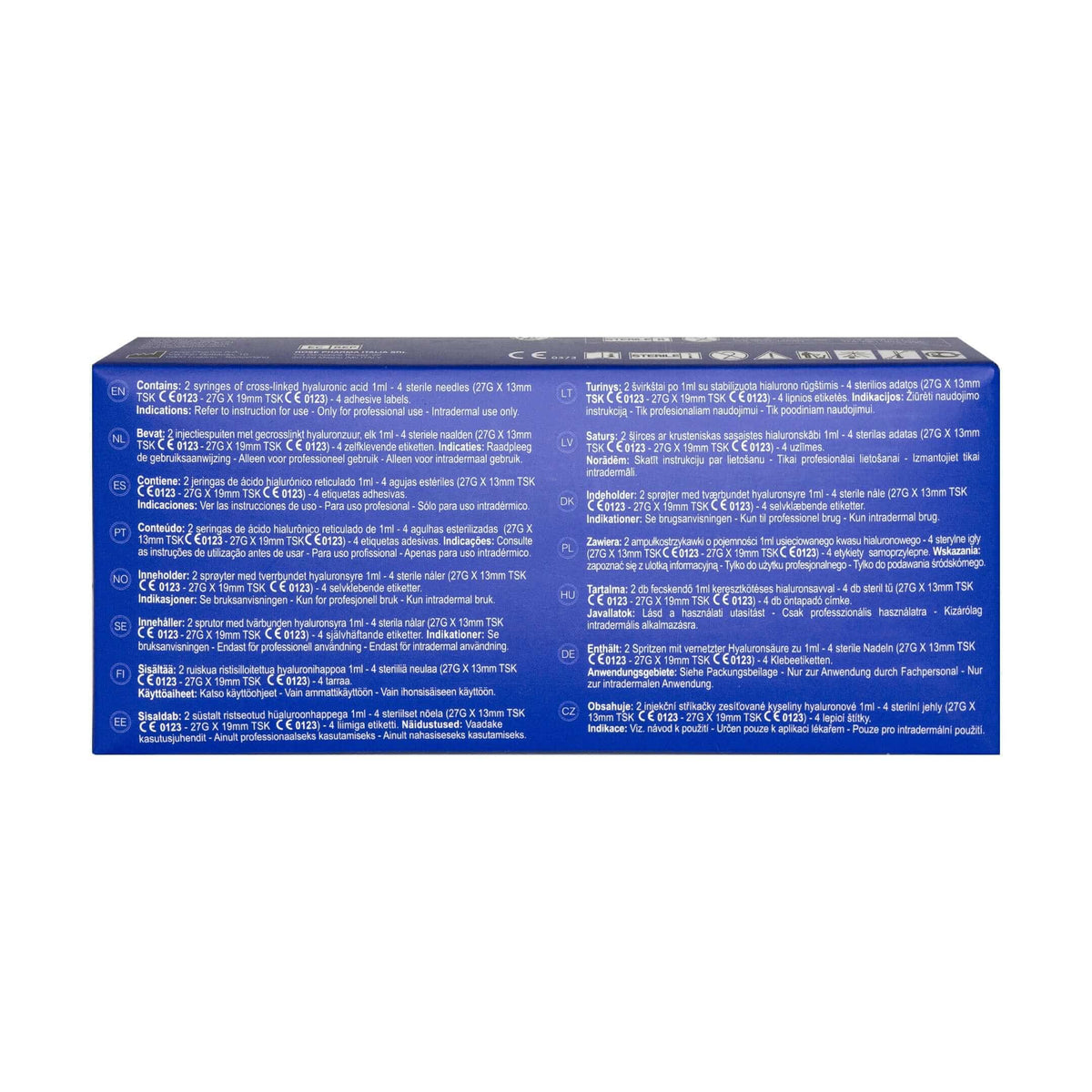 Aliaxin EV 2 x 1 ml Verpackung mit Produktinformationen und Inhaltsstoffen