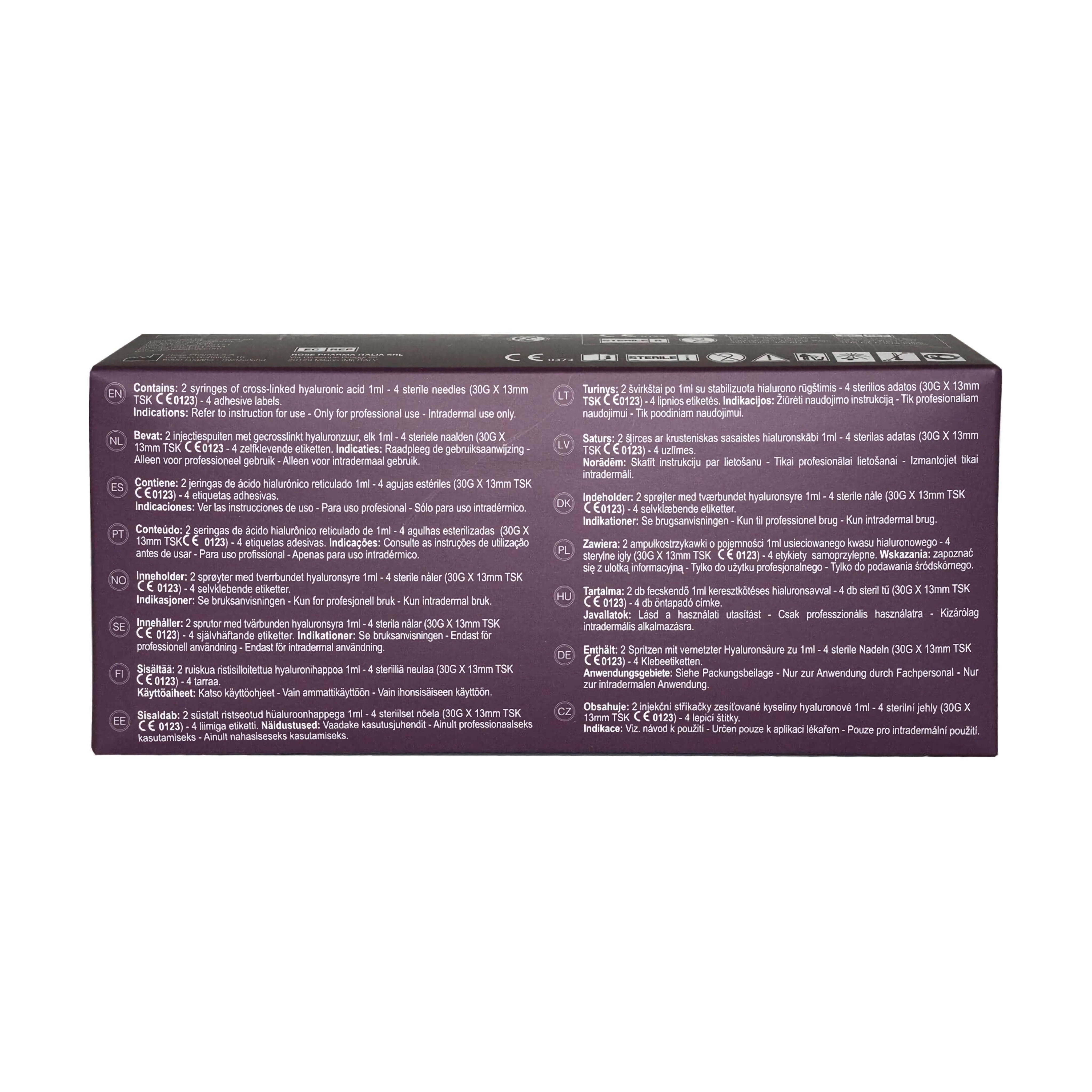 Aliaxin FL 2 x 1 ml Verpackung Rückseite mit Informationen zu Inhaltsstoffen und Gebrauchsanweisung.