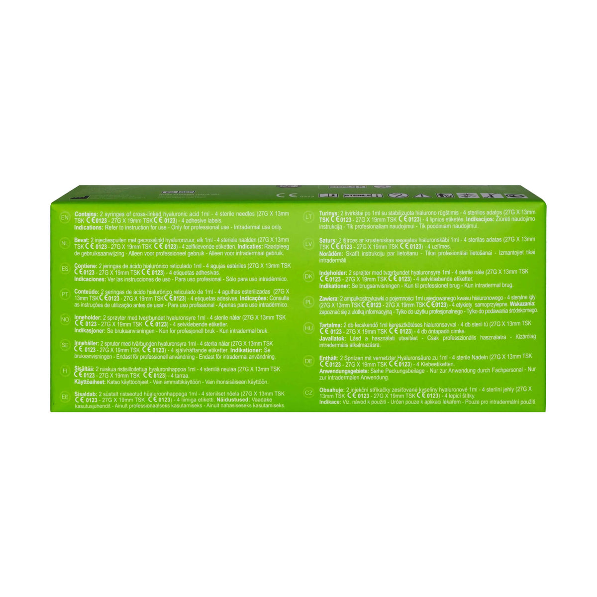 Aliaxin GP 2 x 1 ml Verpackung mit Produktinformationen und Inhaltsstoffen