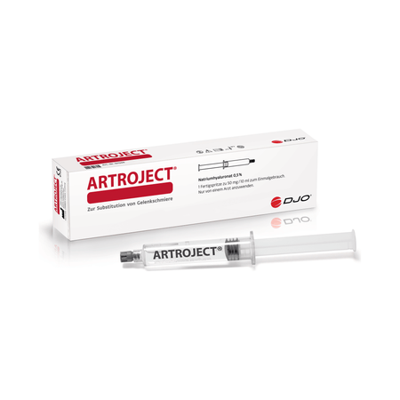 Artroject 50 mg 10 ml – Hyaluronsäure-Injektion in steriler Fertigspritze von ORMED GmbH