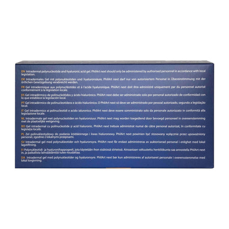 Croma PhilArt Next 1 x 2ml Verpackung mit mehrsprachiger Gebrauchsanweisung.