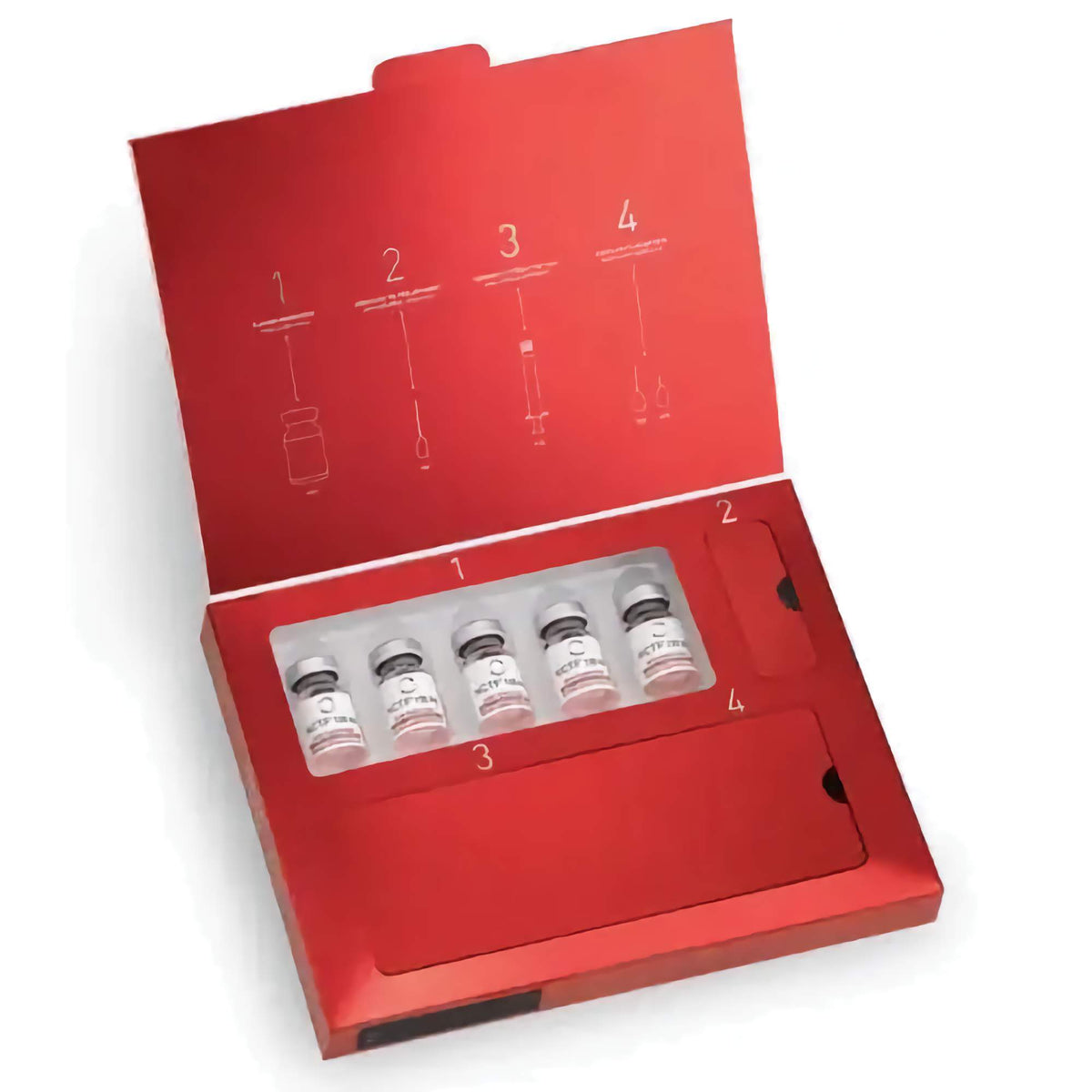 Fillmed NCTF 135HA 5 x 3 ml packaging with vials for professional skin revitalization.