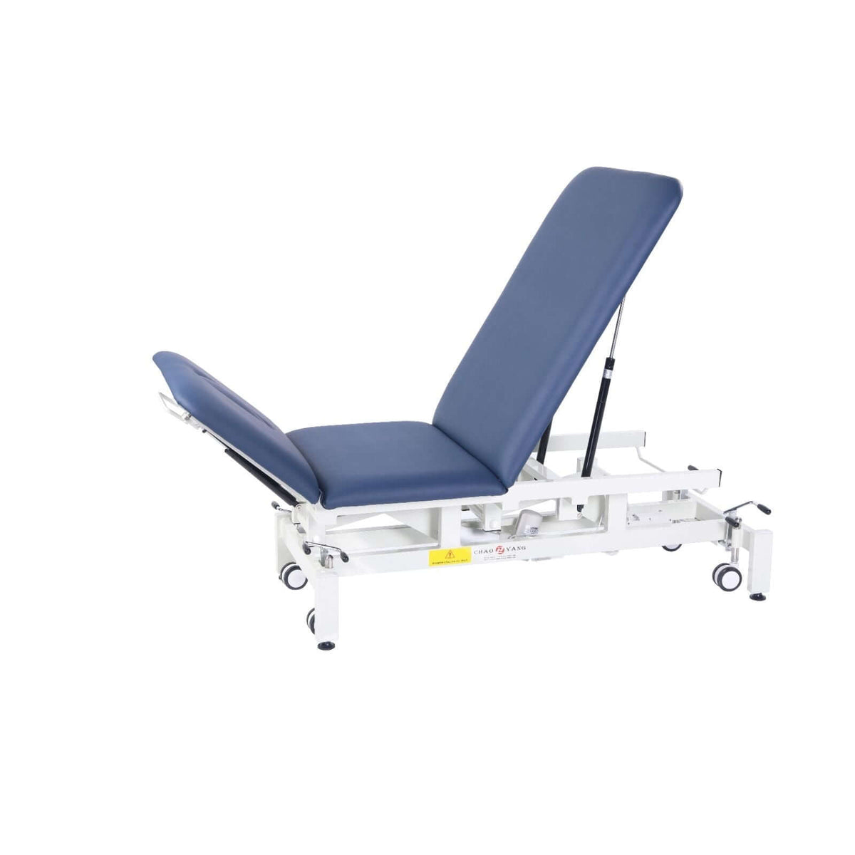 FitTec - Camilla de tratamiento eléctrica con cojín azul ajustable y construcción estable.