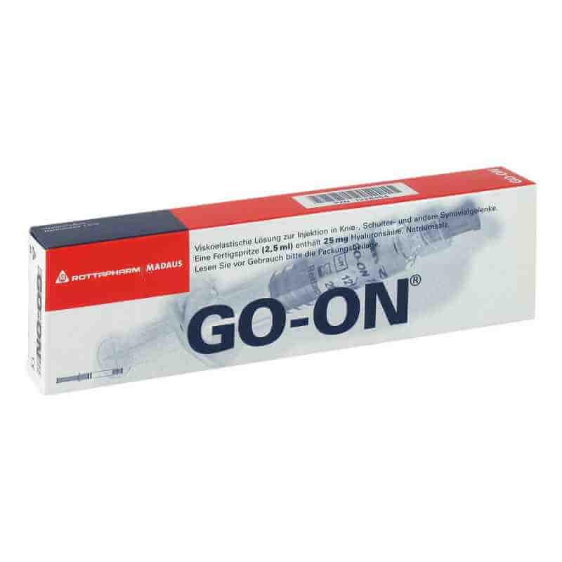 Go-On 25 mg 2.5 ml (1 Stk.) verpackt mit einer Fertigspritze für Injektionen