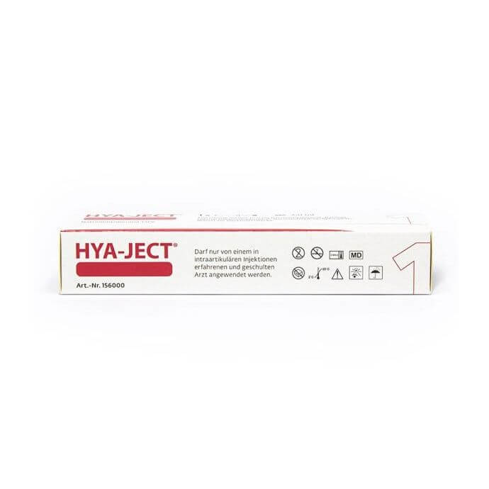 Hya-ject 20 mg 2 ml – packung für Hyaluronsäure-Injektion von ORMED GmbH