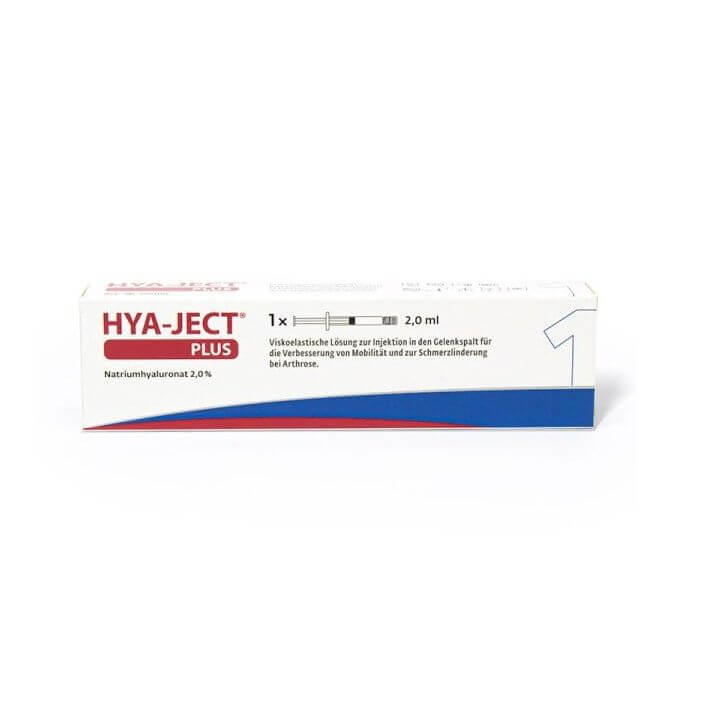 Hya-ject Plus 40 mg 2 ml - Sterile Füllspritze mit Natriumhyaluronat zur Kniegelenksbehandlung