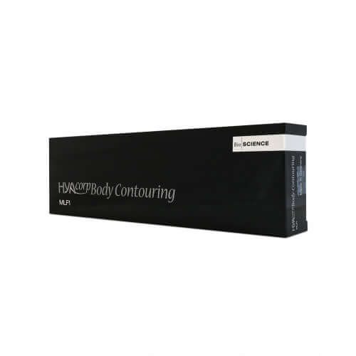 HYAcorp MLF 1 (1 x 10 ml) – Verpackung für Hyaluronsäure-Filler zur Körperkonturierung von BioScience.