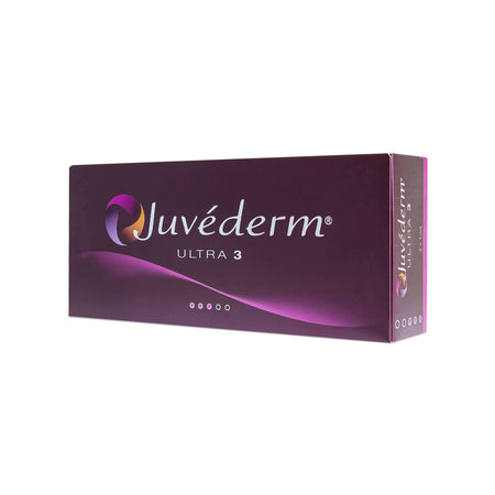 Juvéderm Ultra 3 (2 x 1 ml) Box, Dermalfiller für mittlere Falten und Lippenvergrößerung von Allergan.