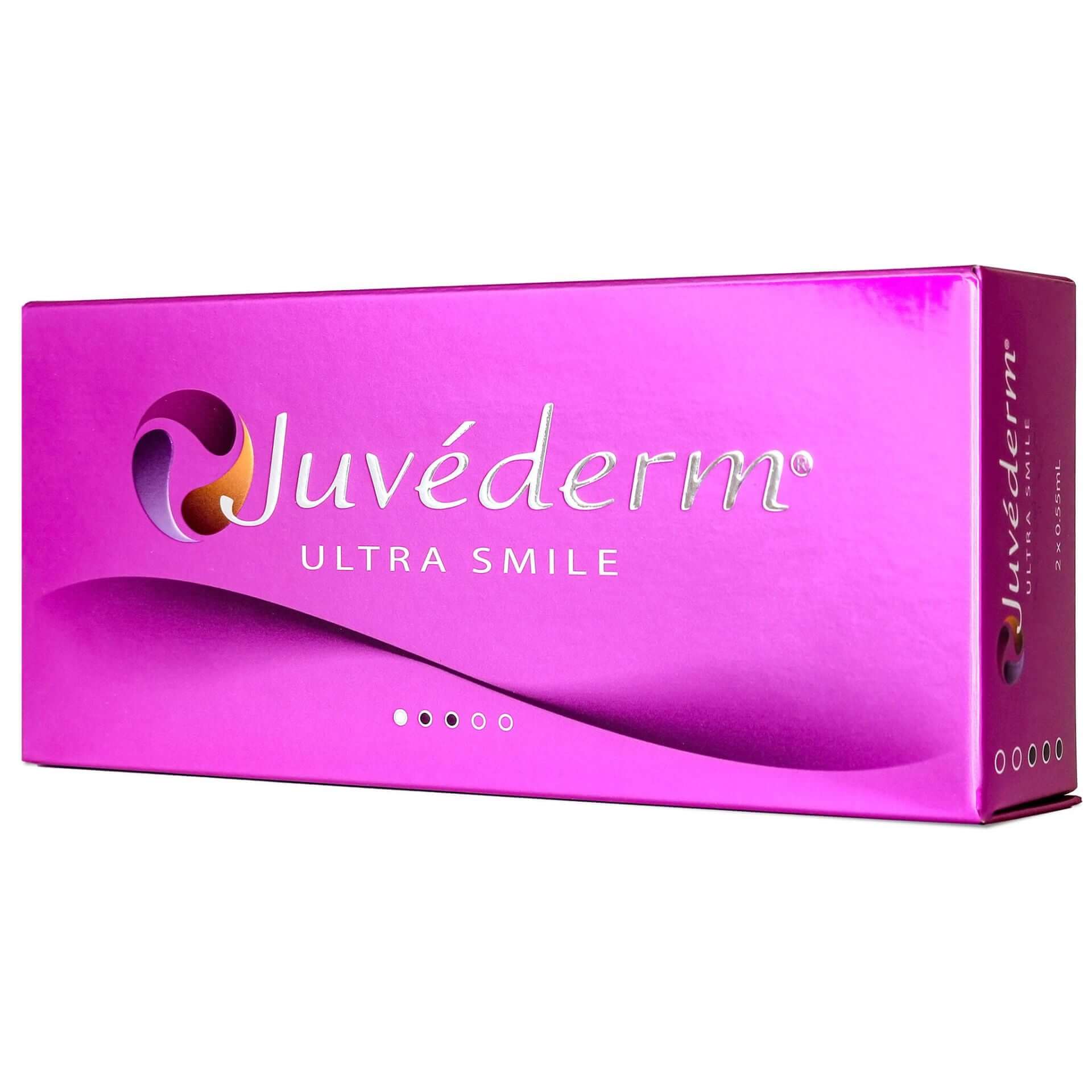Juvéderm Ultra Smile 2 x 0.55 ml – Verpackung des Lip Fillers zur Lippenkonturierung.