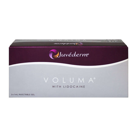 Juvéderm Voluma 2 x 1 ml packaging box for premium dermal filler with lidocaine