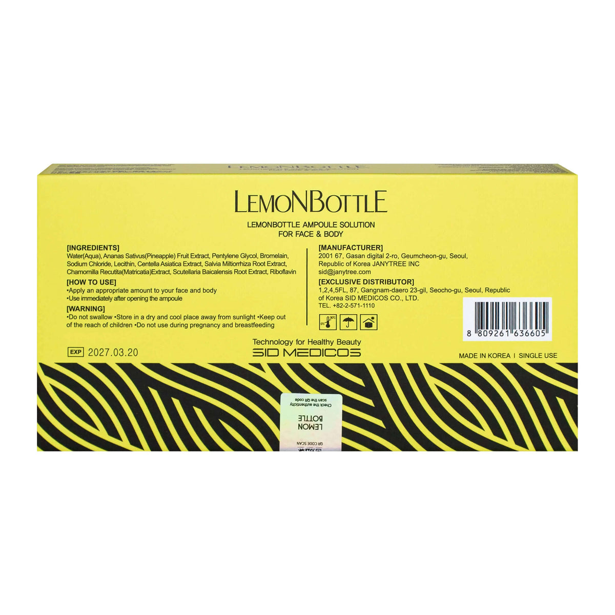 Lemon Bottle 5 x 10 ml – Innovative Lipolyse Lösung für nicht-invasive Fettreduktion.