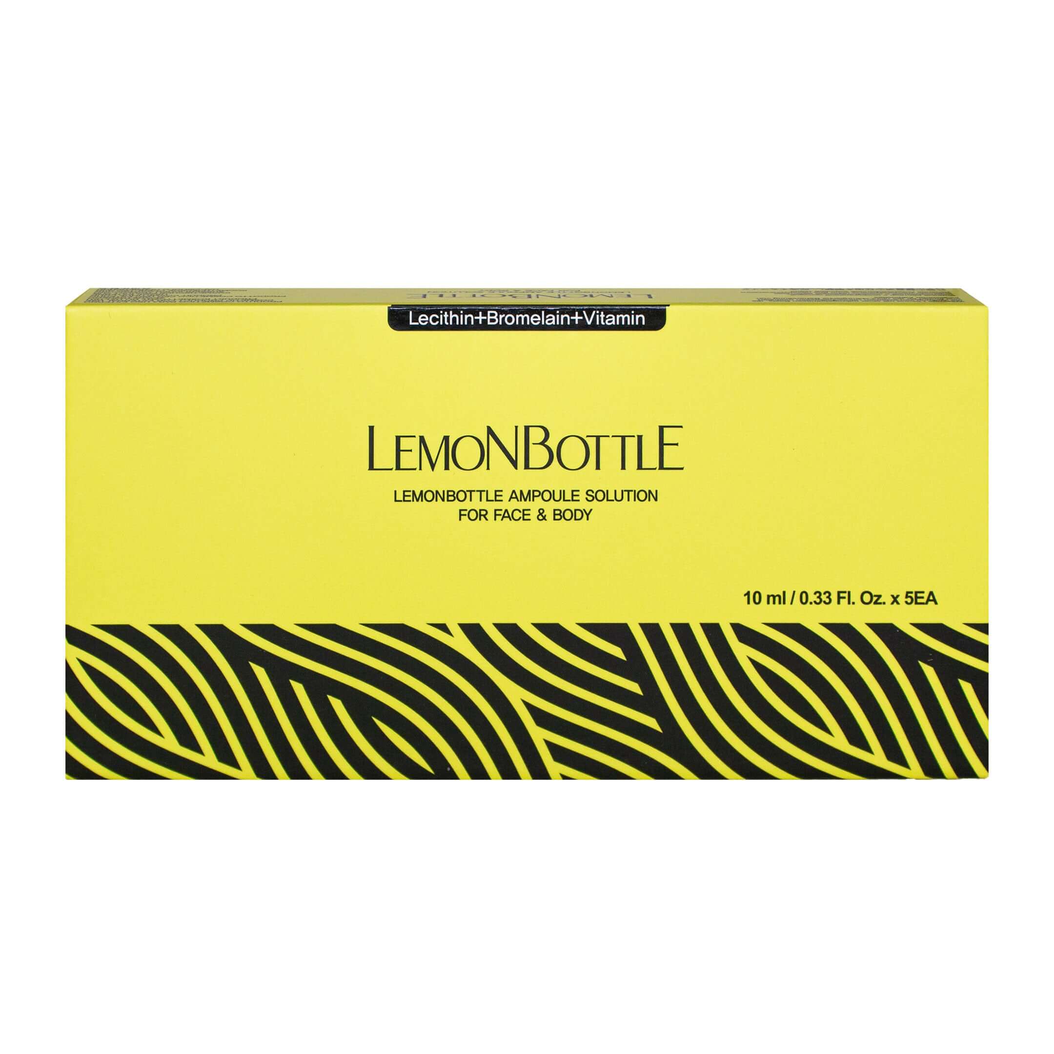 Lemon Bottle 5 x 10 ml – Innovative Lösung zur Fettauflösung für nicht-invasive Fettreduktion.