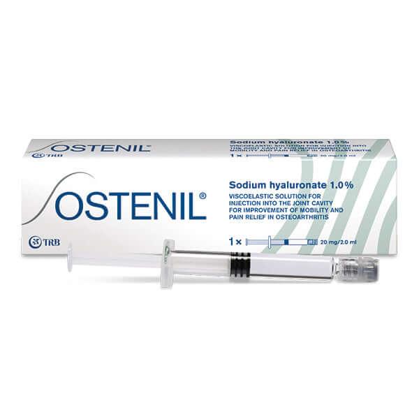 Ostenil 20 mg 2 ml: Injections for joint pain relief and mobility improvement in osteoarthritis.