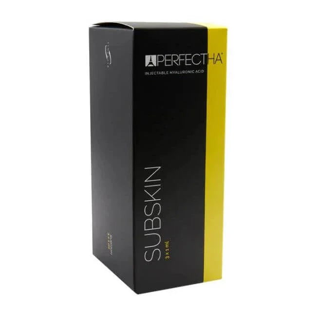 Perfectha Subskin (3 x 1 ml) - Hyaluronsäure Filler Perfectha Subskin enthält 90% quervernetzte Hyaluronsäure für Volumenaufbau und Hautverjüngung, ideal für Ärzte und Praxen.