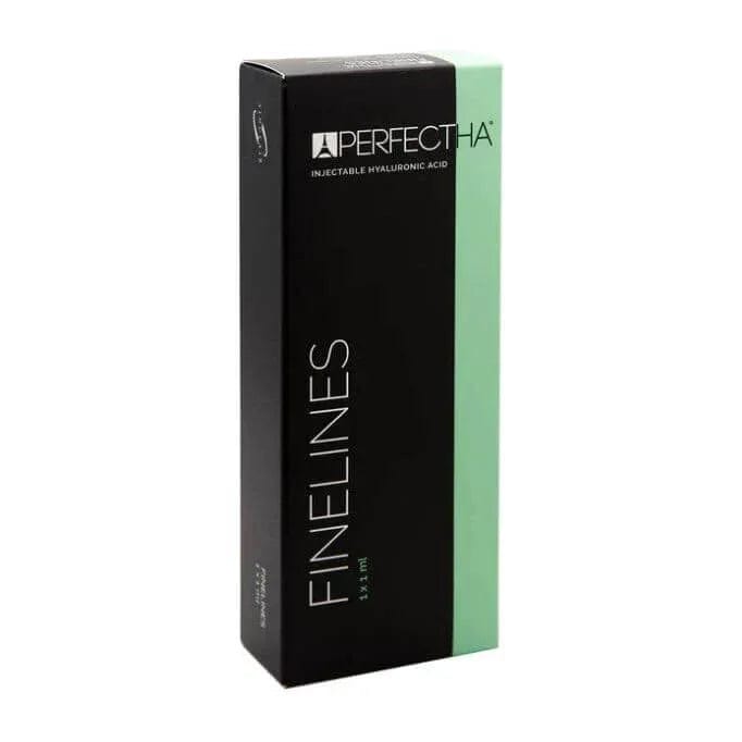 Perfectha FineLines 1 x 1 ml packaging, hyaluronic acid dermal filler for fine lines treatment.