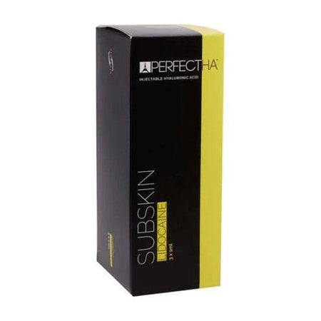 Perfectha Subskin Lidocaine 3 x 1 ml – Verpackung für Hyaluronsäure Dermalfiller.