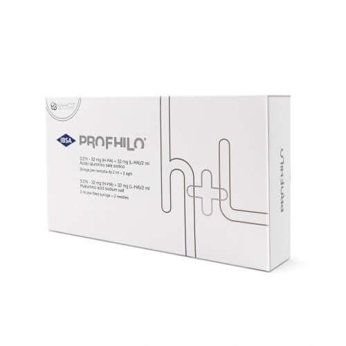 Profhilo H+L (1 x 2 ml) - Hyaluronsäure Filler Profhilo H+L (1 x 2 ml) Hyaluronsäure ist ideal zur Hautverjüngung und Anti-Aging, speziell für Ärzte und Praxen.