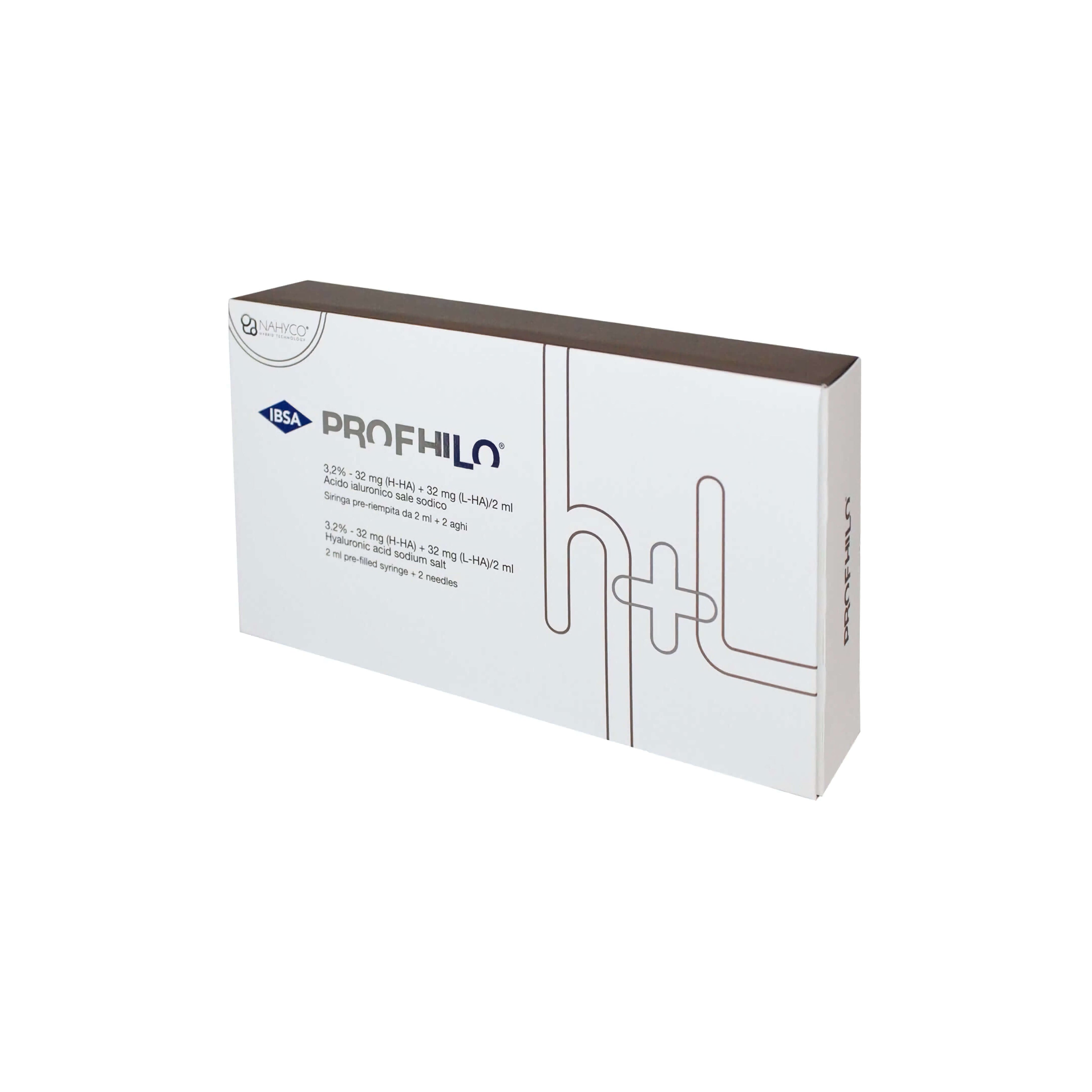 Profhilo H+L 1 x 2 ml product packaging by IBSA for natural skin rejuvenation