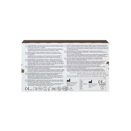 Profhilo H+L 1 x 2 ml box with details and usage instructions from IBSA Pharmaceutical.