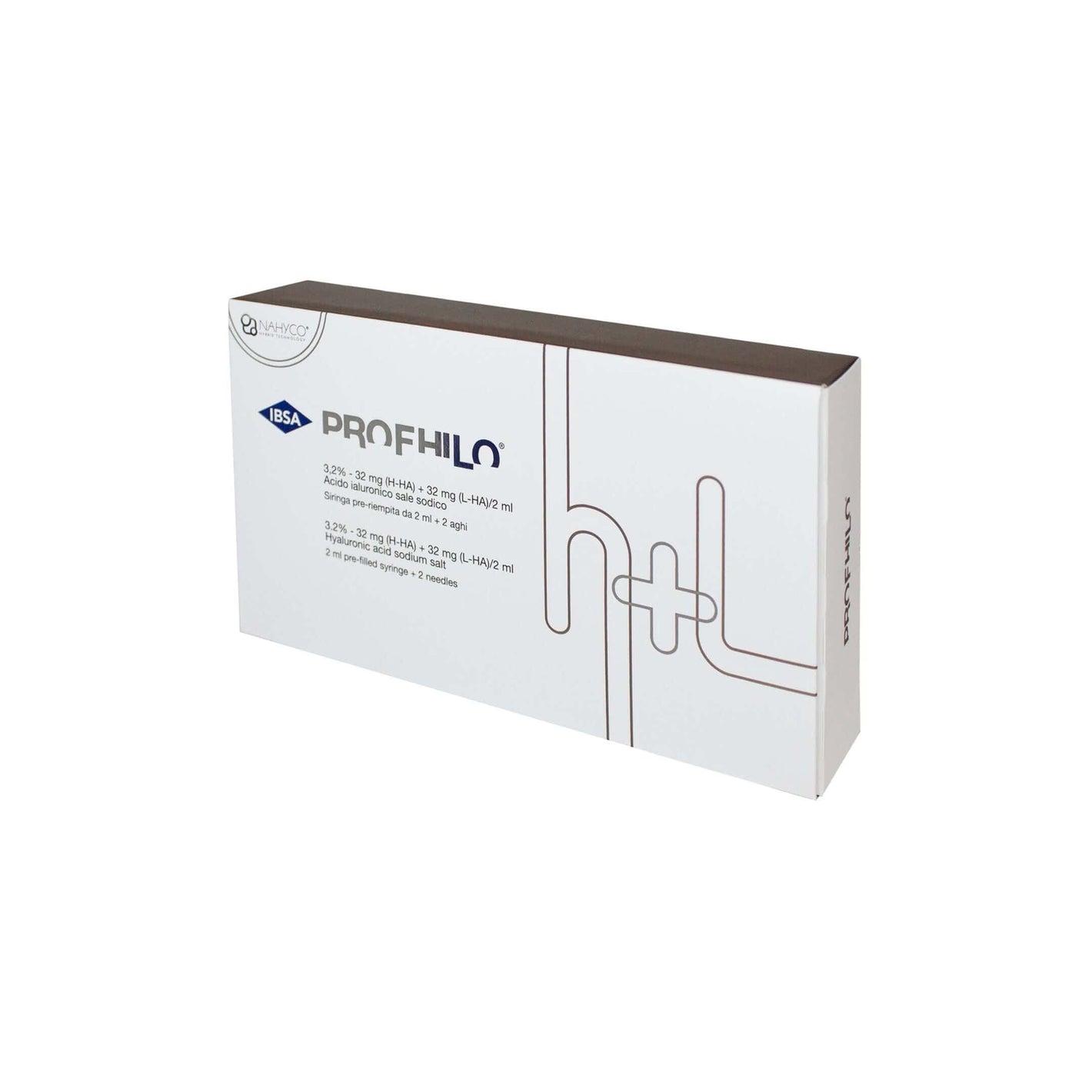 Profhilo H+L 1 x 2 ml packaging displayed for premium bio-remodelling product.