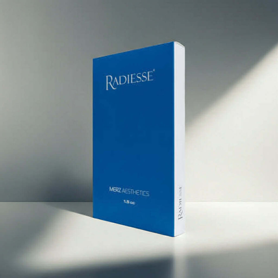 Radiesse 1 x 1.5 ml Verpackung von Merz Aesthetics, kollagenstimulierender Dermalfiller.