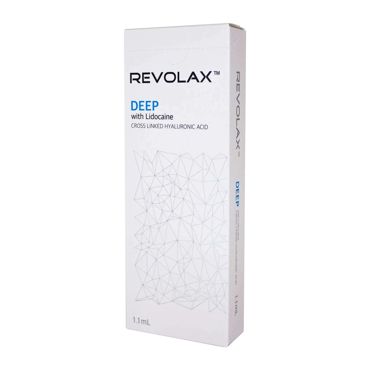 Revolax Deep Lidocaine 1 x 1.1 ml Verpackung mit Lidocain und hyaluronischem Acid