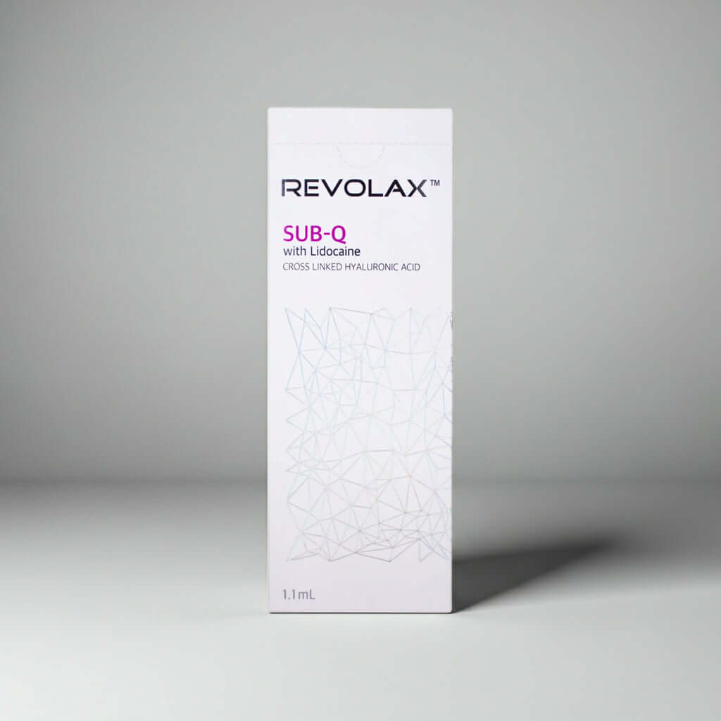 Revolax Sub-Q Lidocaine 1 x 1.1 ml - Dermal filler for volume creation with cross-linked hyaluronic acid.