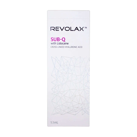 Revolax Sub-Q Lidocaine 1 x 1.1 ml - pack for dermal fillers with lidocaine and hyaluronic acid.