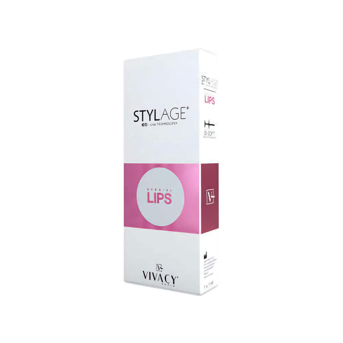 Stylage Bi-Soft Special Lips 1 x 1 ml packaging by Laboratoires Vivacy.