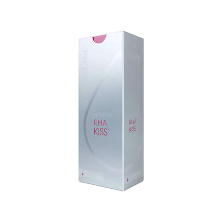 Teosyal RHA Kiss 2 x 0.7 ml packaging for natural lip volumization.