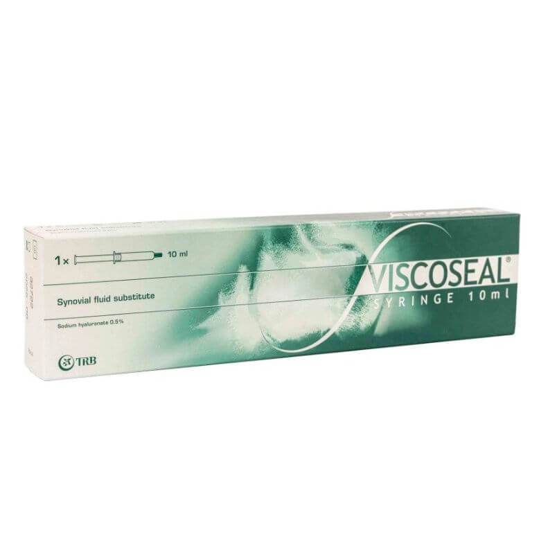 Viscoseal 50 mg 10 ml: Hyaluronsäure Lösung zur Unterstützung nach arthroskopischen Eingriffen.