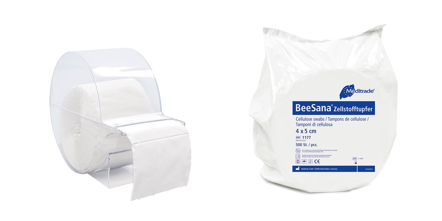 BeeSana® Zellstofftupfer