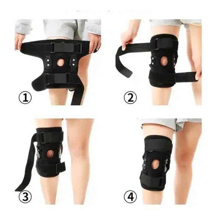 FitTec - Knieorthese zur Mobilisierung (Schwarz)