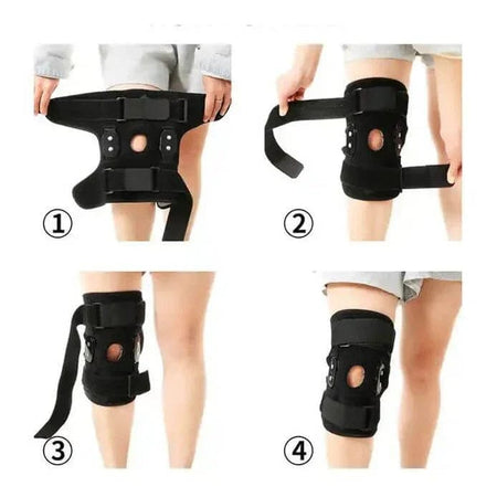 FitTec - Knieorthese zur Mobilisierung (Schwarz)